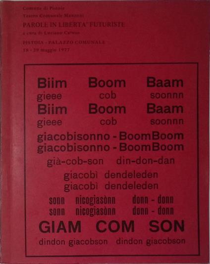 Parole in libertà futuriste - Luciano Caruso - copertina