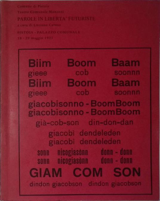 Parole in libertà futuriste - Luciano Caruso - copertina