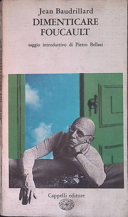 Dimenticare Foucault - Jean Baudrillard - copertina