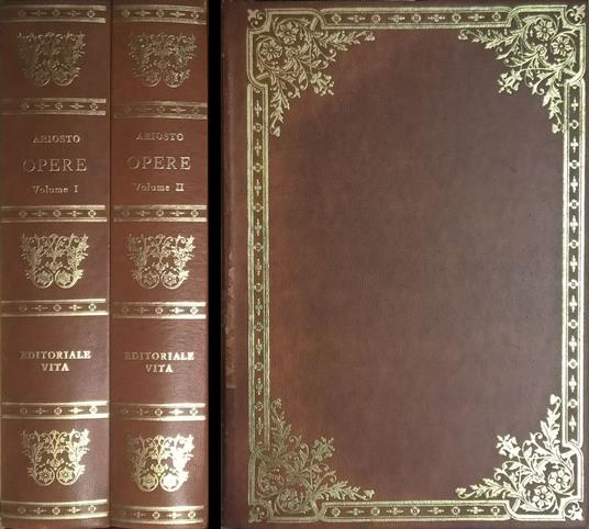 Opere di Ludovico Ariosto. DUE VOLUMI - Adriano Seroni - copertina