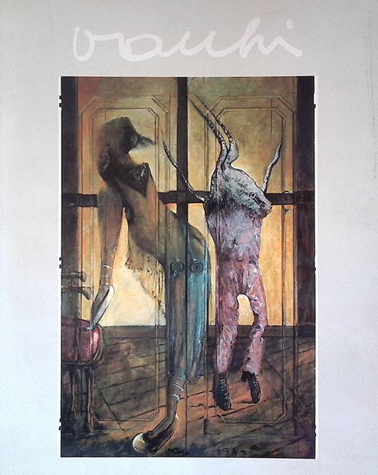 Sergio Vacchi Delle porte iniziatiche per una settimana - Dario Bellezza - copertina