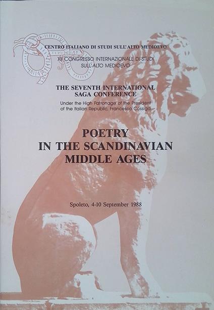 Poetry in the scandinavian middle ages. Preprints - copertina