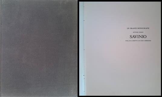 Alberto Savinio - Maurizio Fagiolo Dell'Arco - copertina