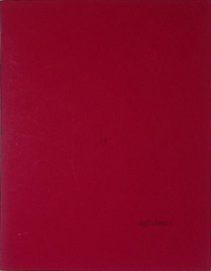 Agli Amici n.14. Lettera di Dino Carlesi. Scherzo in prosa e in versi per gli amici in vena di capirmi... Litografia di Giuliana Carlini - Dino Carlesi - copertina