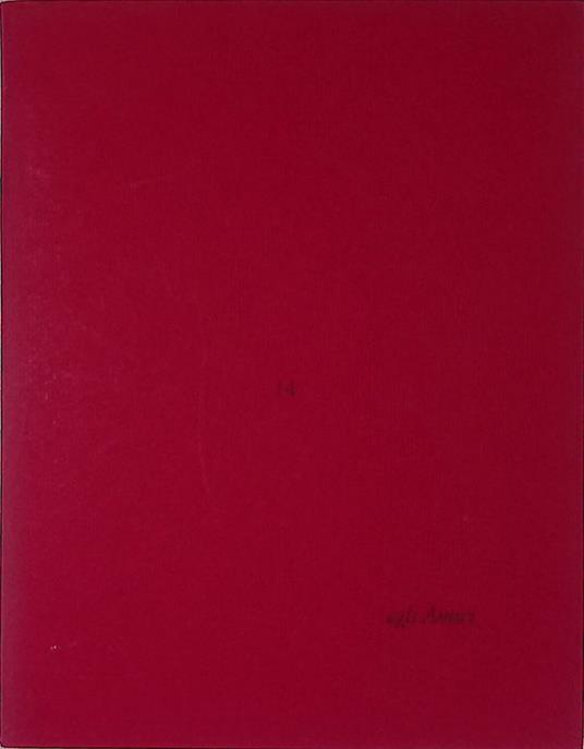 Agli Amici n.14. Lettera di Dino Carlesi. Scherzo in prosa e in versi per gli amici in vena di capirmi... Litografia di Giuliana Carlini - Dino Carlesi - copertina