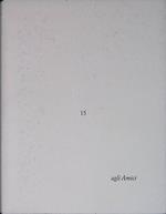 Agli Amici n.15. Lettera di Dino Carlesi. Ballata con tanta rima e molto buon senso. Litografia di Antonio Possenti