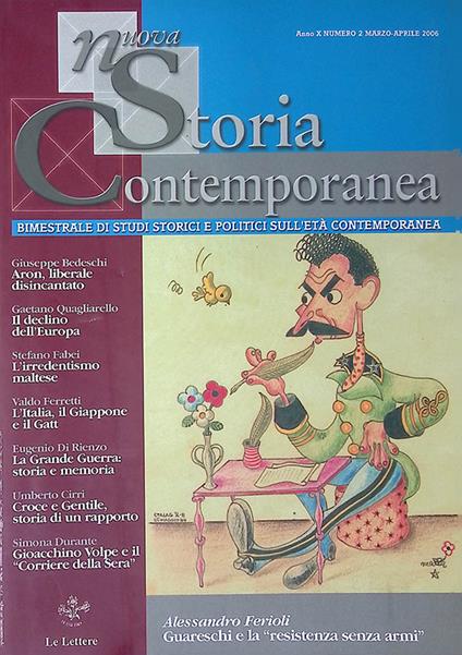 Nuova storia contemporanea. Bimestrale di studi storici e politici sull'età contemporanea. N. 2, marzo-aprile 2006 - Francesco Perfetti - copertina