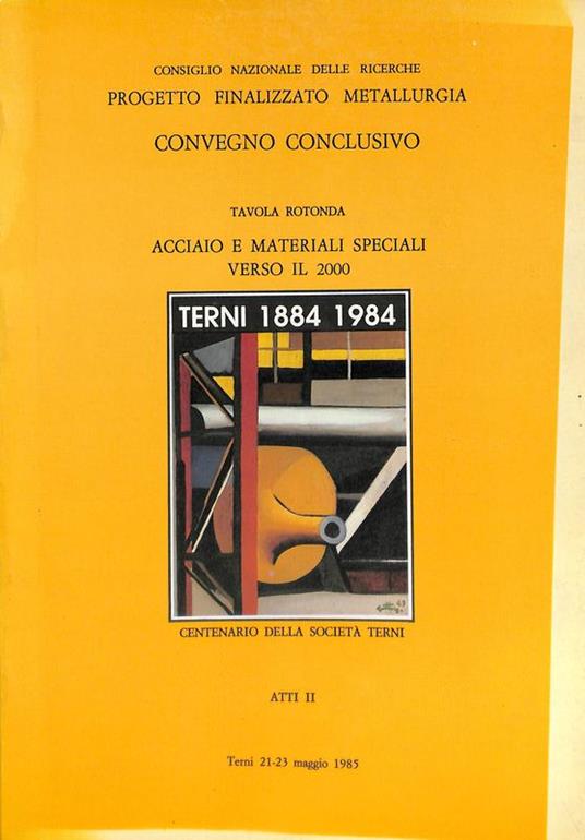 Acciaio e materiali speciali. Verso il 2000 - copertina