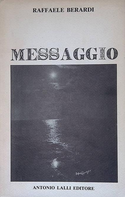 Messaggio - Raffaele Berardi - copertina
