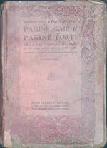 Pagine gaie e pagine forti della letteratura italiana. Ad uso delle scuole medie di primo grado. 3° edizione notevolmente accresciuta e migliorata. Classe 3