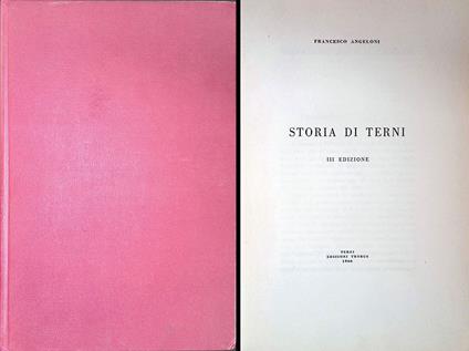 Storia di Terni. IV edizione - Francesco Angeli - copertina