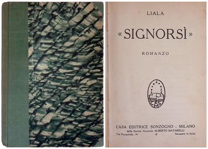 Signorsì - Liala - copertina