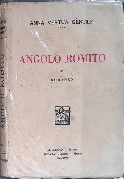 Angolo Romito - Anna Vertua Gentile - copertina
