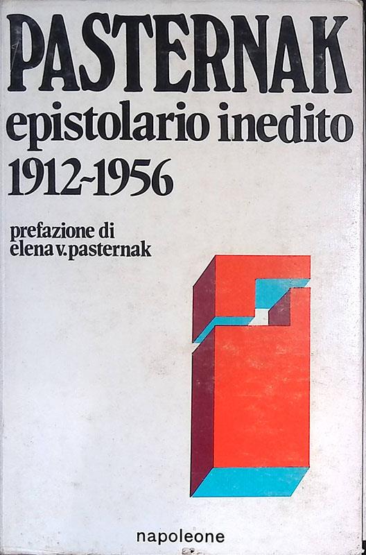 Epistolario inedito 1912-1956 - Boris Pasternak - copertina