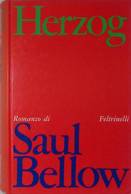 Herzog - Saul Bellow - copertina
