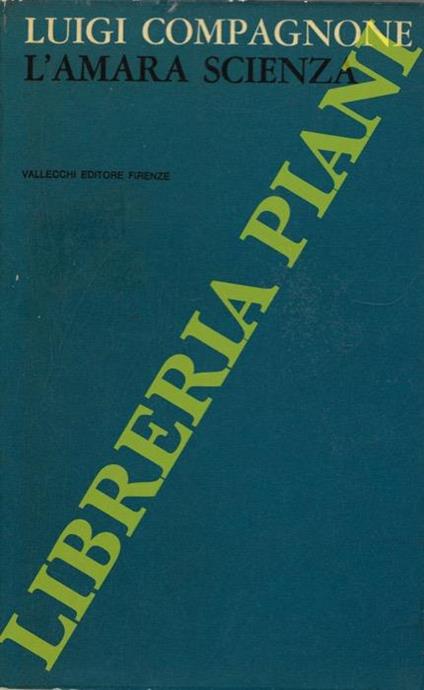 L' amara scienza - Luigi Compagnone - copertina