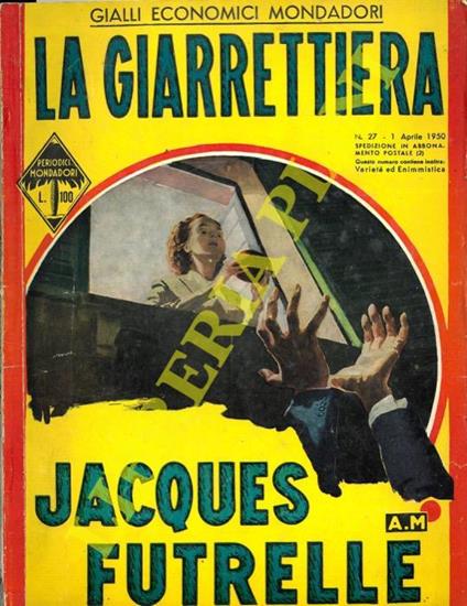 La giarrettiera - Jacques Futrelle - copertina