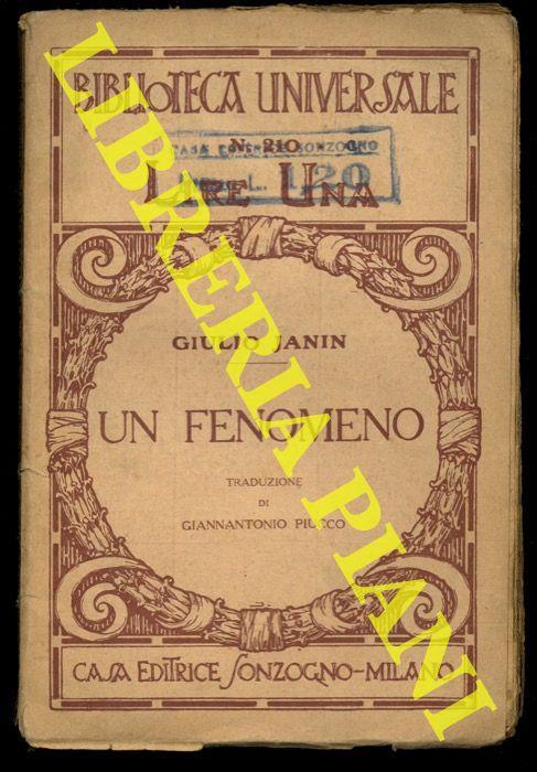 Un fenomeno - Giulio Janin - copertina