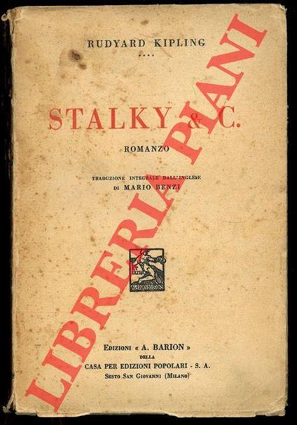 Stalky & C - Rudyard Kipling - copertina