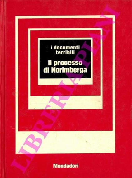 Il processo di Norimberga - Giuseppe Mayda - copertina