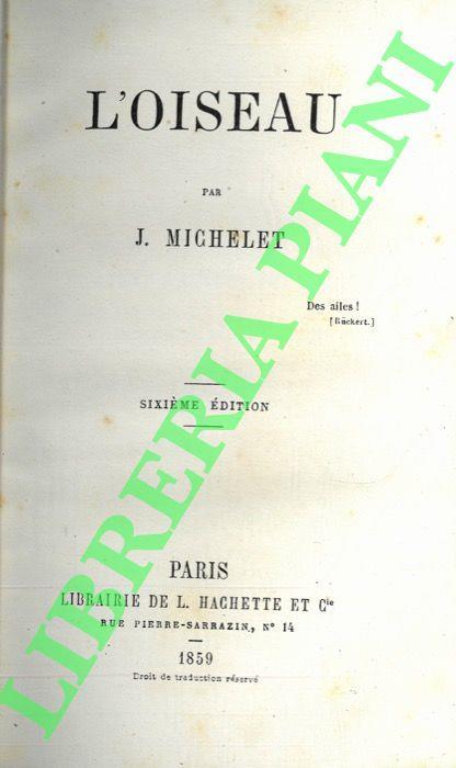 L' oiseau - Jules Michelet - copertina