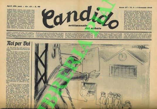 Candido. Settimanale del sabato - Mosca - copertina