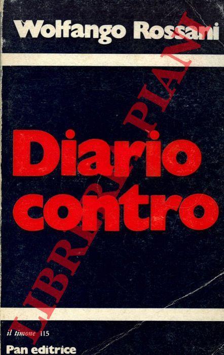 Diario contro - Wolfango Rossani - copertina