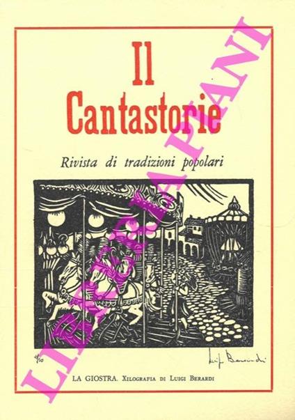 Il Cantastorie. Rivista di tradizioni popolari. 1986 - Giorgio Vezzani - copertina