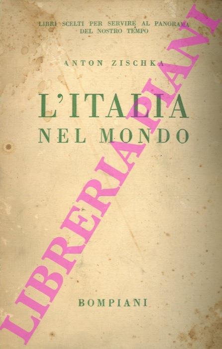 L' Italia nel mondo - Anton Zischka - copertina