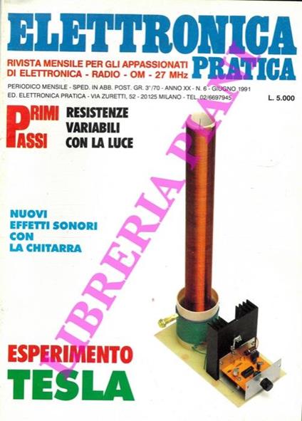 Elettronica pratica. Rivista mensile per gli appassionati di elettronica. Radio. OM 27 MHz - copertina
