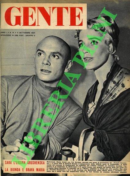 Gente. Settimanale di politica, attualità e cultura - copertina