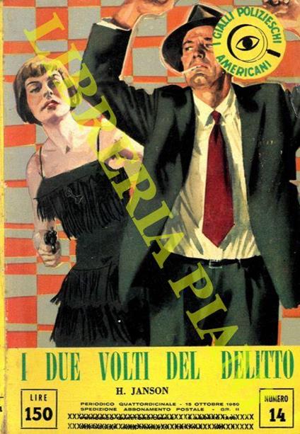 I due volti del delitto - Hank Janson - copertina