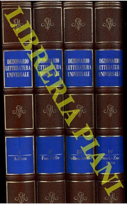 Dizionario Motta della letteratura universale - copertina