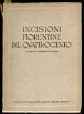 Incisioni fiorentine del quattrocento - Lamberto Donati - copertina