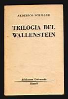 Trilogia del Wallenstein - Friedrich Schiller - copertina