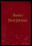Italie Centrale - Karl Baedeker - copertina