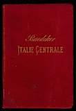 Italie Centrale - Karl Baedeker - copertina