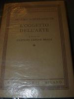 L' oggetto dell'arte. A cura di gaetano Capone Braga Il mondo come volontà e rappresentazione Libro III