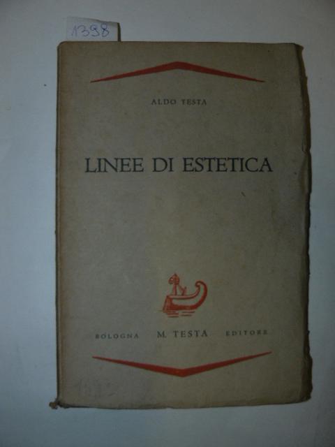 Linee di estetica - Aldo Testa - copertina