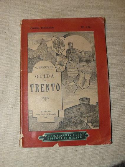 Guida di Trento - Ottone Brentari - copertina