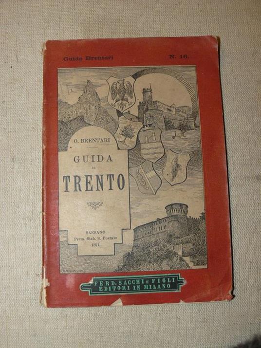 Guida di Trento - Ottone Brentari - copertina
