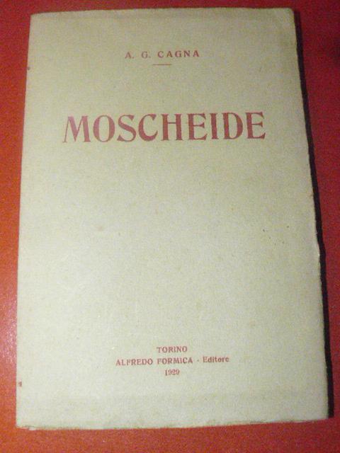 Moscheide - Achille Giovanni Cagna - copertina