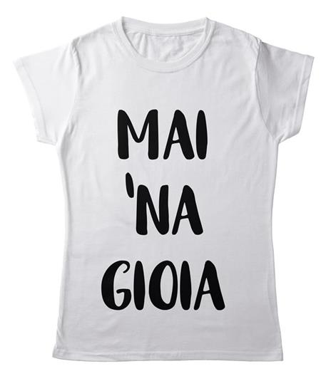 T-Shirt Bianca Donna Tee122 Tg Xl Mai 'Na Gioia