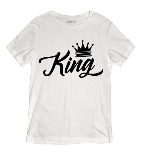 T-Shirt Uomo Bianca Tee131 Tg M King