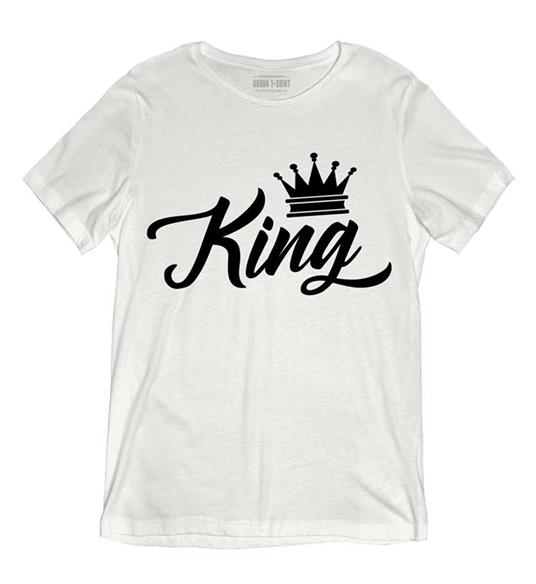 T-Shirt Uomo Bianca Tee131 Tg L King