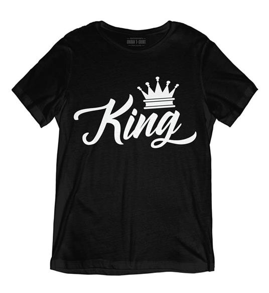 T-Shirt Uomo Nera Tee131 Tg S King