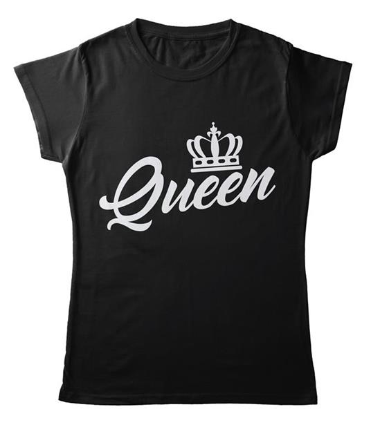 T-Shirt Nera Donna Tee132 Tg M Queen