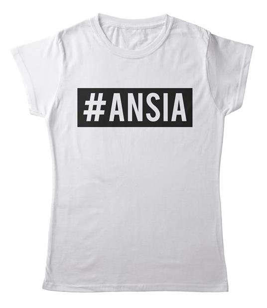 T-Shirt Bianca Donna Tee142 Tg Xl Ansia