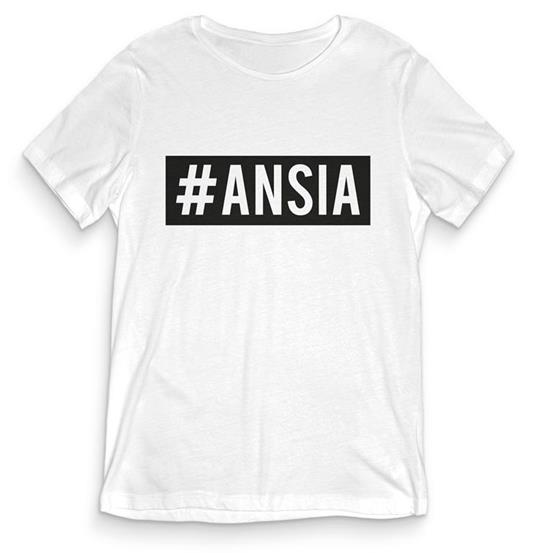 T-Shirt Uomo Bianca Tee142 Tg S Ansia