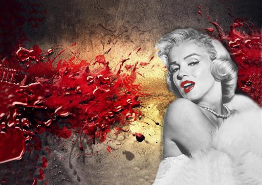 Stampa Su Tela Quadro 50X70 Cm Marylin Monroe